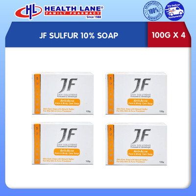 JF SULFUR 10% SOAP (100Gx4)